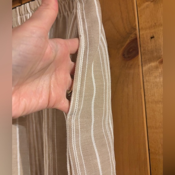 Sincerely Jules Beige Striped Pants - Picture 7 of 8